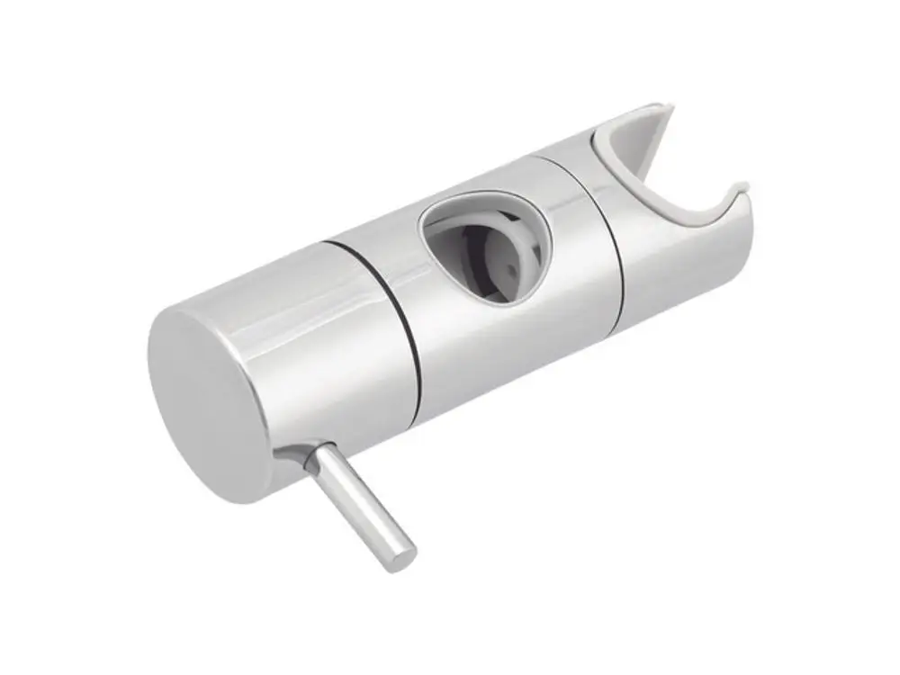 Brausestangengleiter aus Metall mit einer zentralen Öffnung und einem Hebel zum Einstellen, gefertigt von Ideal Standard.